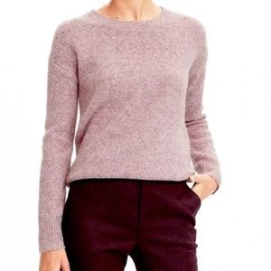 Banana Republic Flipucci in Pink with Metallic Yarn Wool Blend Sweater